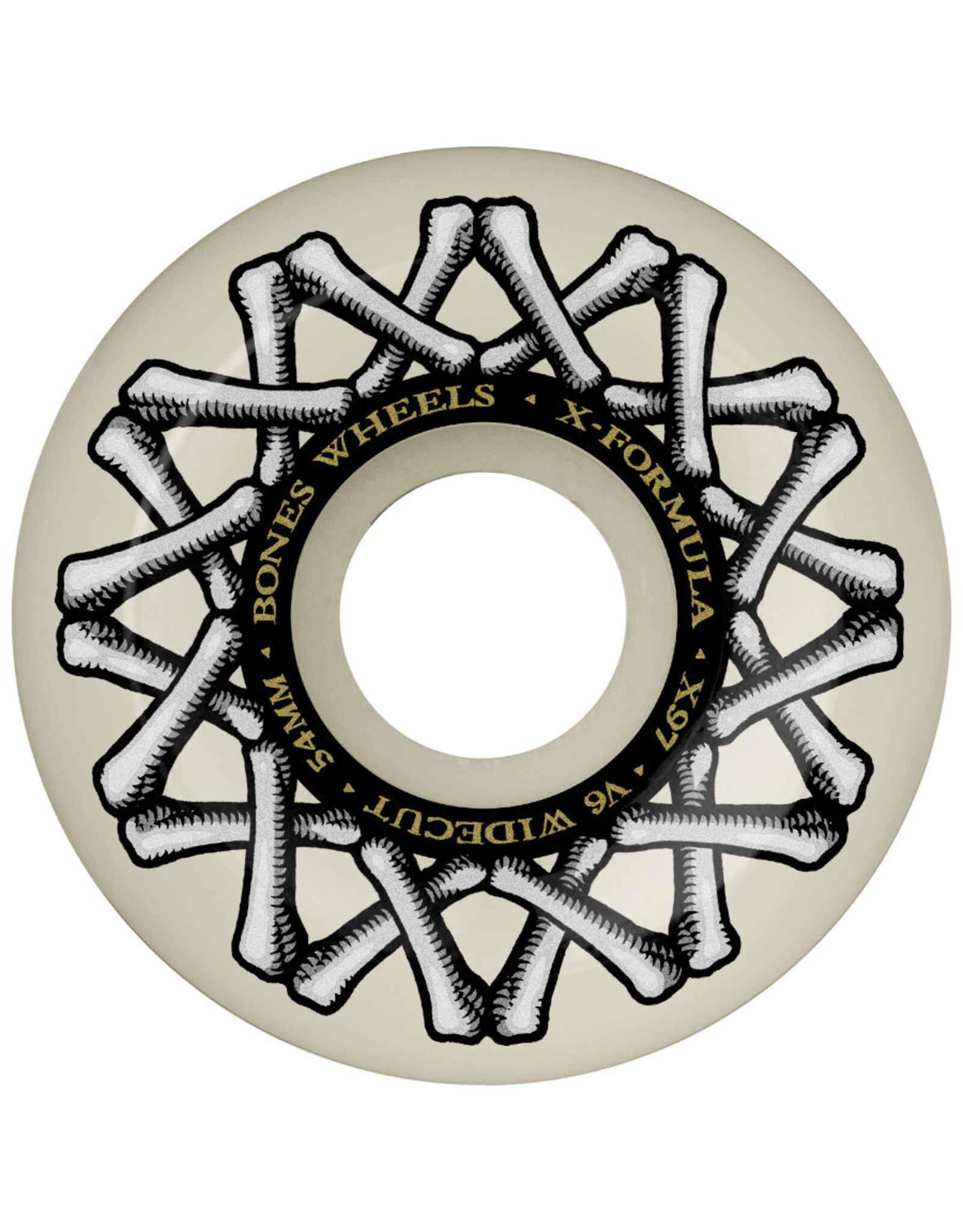 Bones Bones Wheels X97 XF V6 Widecut White (54mm/97a)