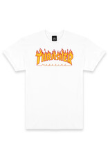 Thrasher Thrasher Tee Youth Flame Logo S/S (White)