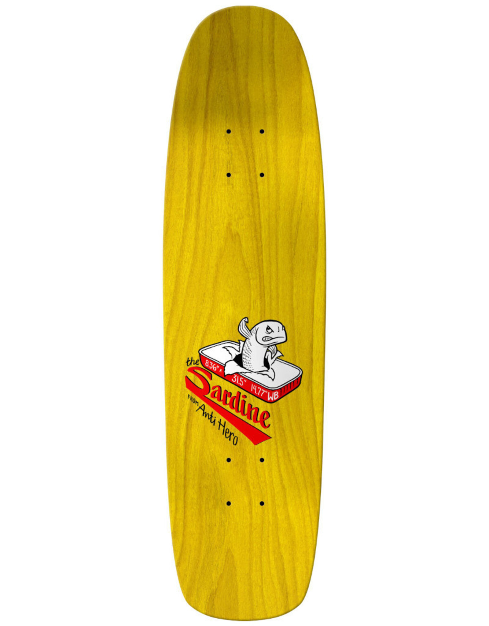 Anti Hero Anti Hero Deck Team Eagle Sardine Shaped (8.36)