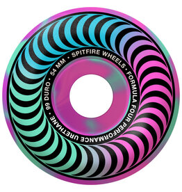 Spitfire Spitfire Wheels Formula Four Classic Pink Teal Swirl (54mm/99d)