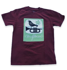 Cloudflower Cloudflower Tee Hot Pocket S/S (Maroon)