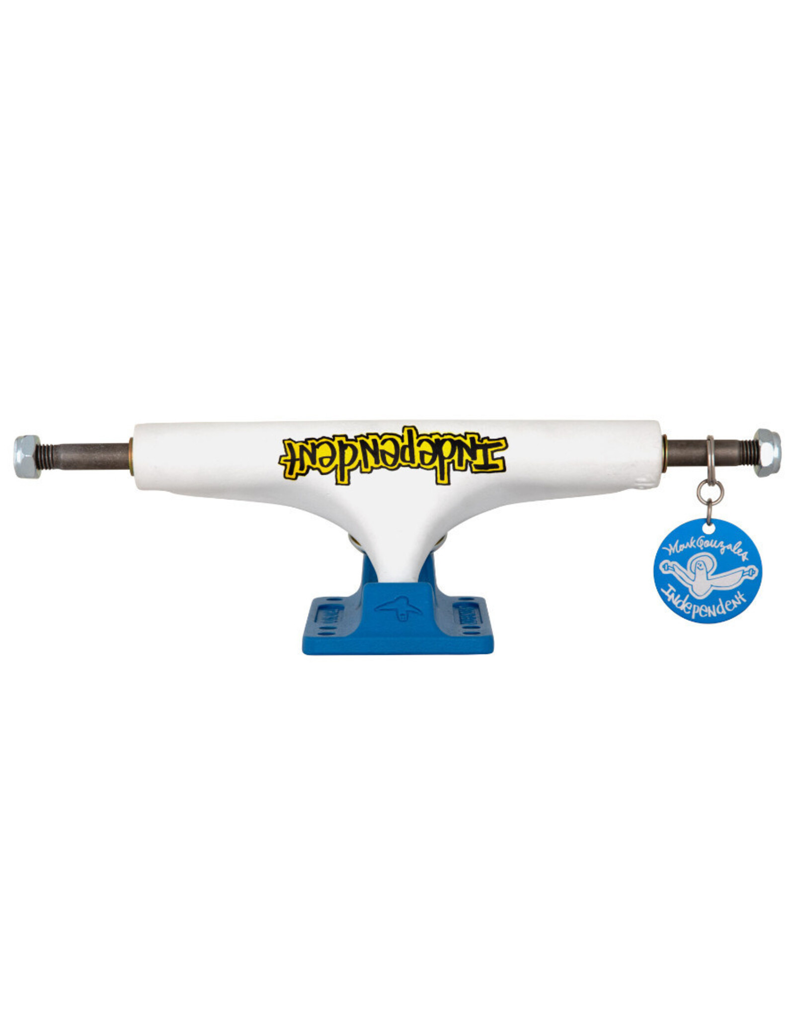 Independent Independent Trucks 151 Stage 4 Mark Gonzales Flat White/Blue Standard (Sold in Pair)