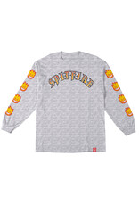 Spitfire Spitfire Tee Old E Bighead Fill L/S (Ash/Yellow/Red)