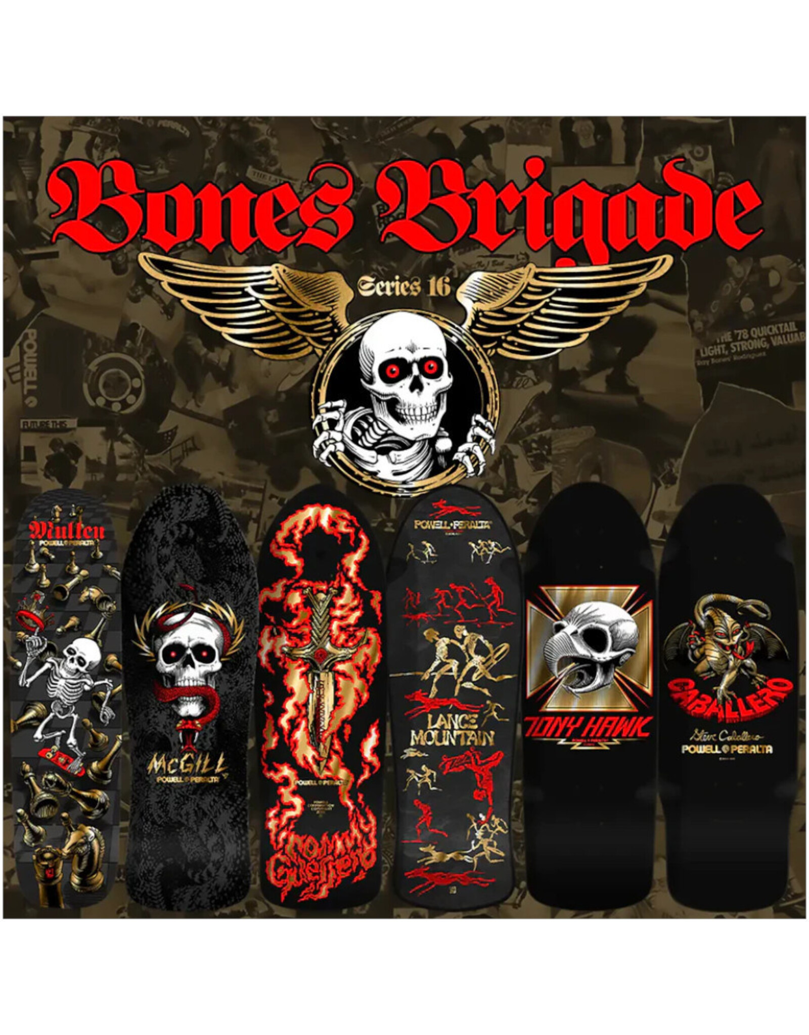 Powell Peralta Deck Bones Brigade Lance Mountain Reissue Powell Peralta Deck Bones Brigade Lance Mountain Reissue