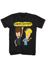Star 500 Concert Series On Hollywood Tee Beavis And Butthead Rockin Out S/S (Black)