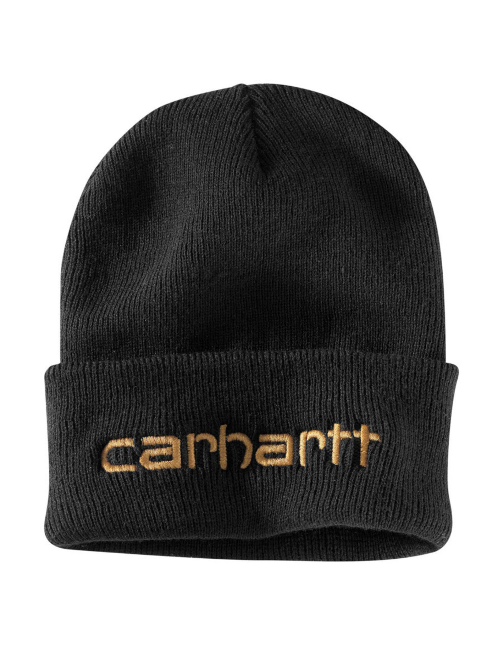 Carhartt Carhartt Beanie Knit Insulated Logo Graphic Cuff (Black)