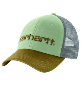 Carhartt Carhartt Hat Canvas Graphic Logo Mesh Snapback (Sage)