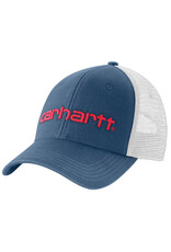 Carhartt Carhartt Hat Canvas Graphic Logo Mesh Snapback (Deep Ocean)