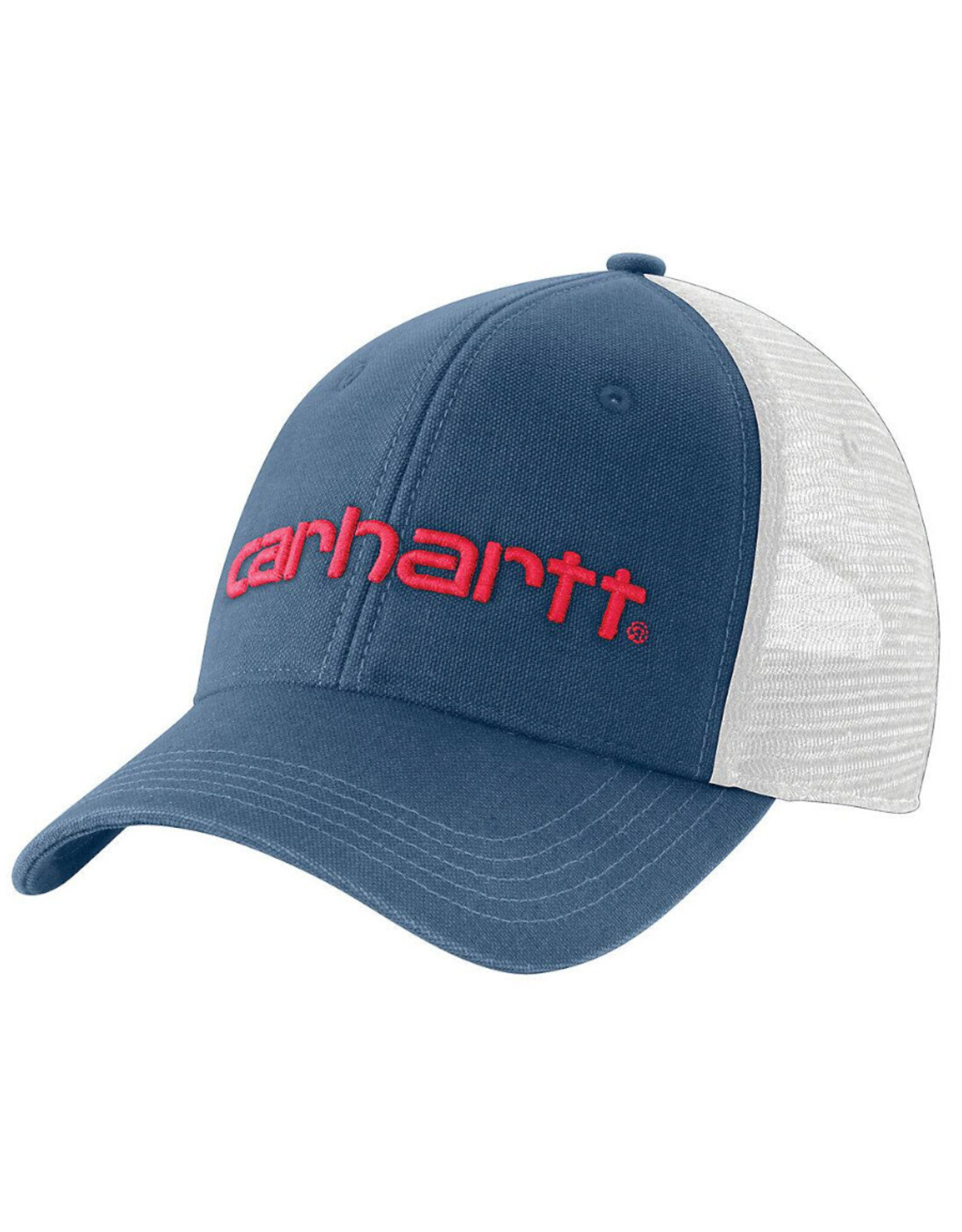 Carhartt Carhartt Hat Canvas Graphic Logo Mesh Snapback (Deep Ocean)