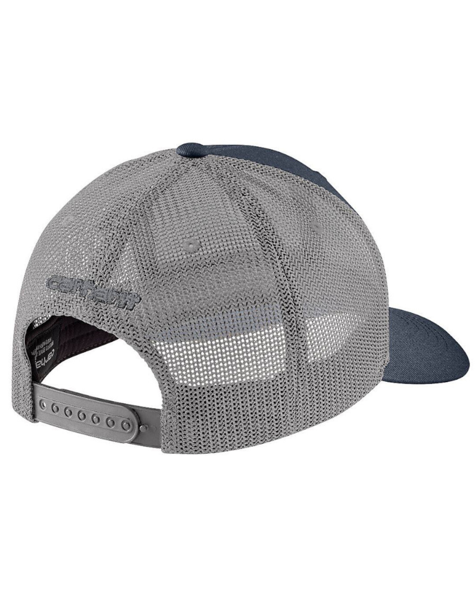 Carhartt Carhartt Hat Rugged Flex Twill Logo Patch Mesh Snapback (Navy)