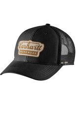 Carhartt Carhartt Hat Rugged Flex Twill Script Patch Mesh Snapback (Black)