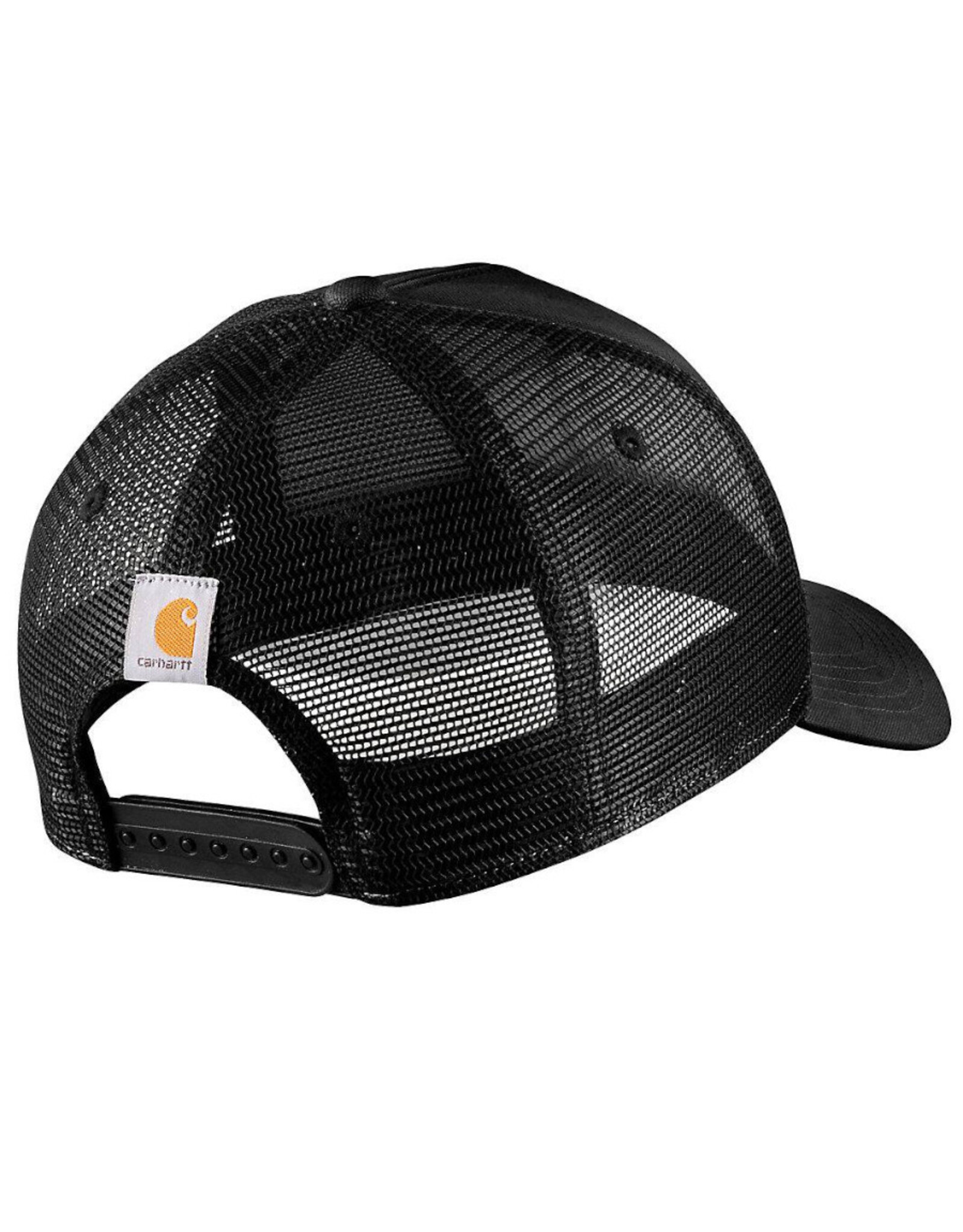 Carhartt Carhartt Hat Rugged Flex Twill Script Patch Mesh Snapback (Black)