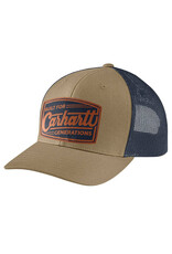 Carhartt Carhartt Hat Canvas Built Patch Mesh Snapback (Dark Khaki)