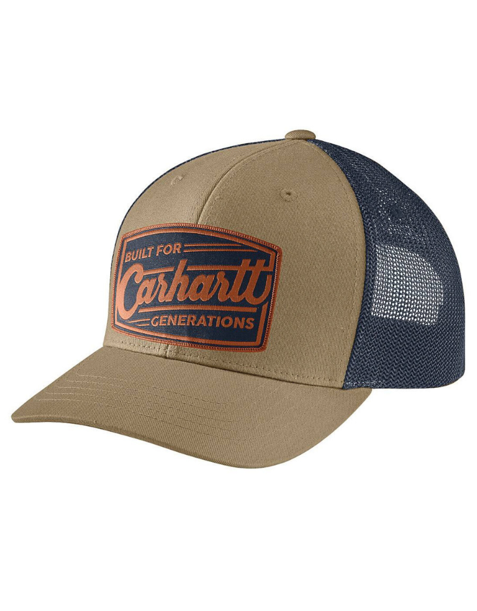 Carhartt Carhartt Hat Canvas Built Patch Mesh Snapback (Dark Khaki)
