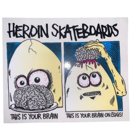 Heroin Heroin Sticker Your Brain