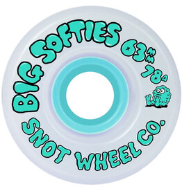 Snot Snot Wheels Team Big Softies Teal/White (63mm/78a)