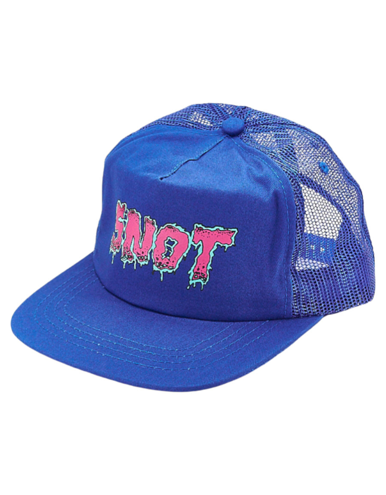 Snot Snot Hat Meltdown Classic Mesh Snapback (Blue)