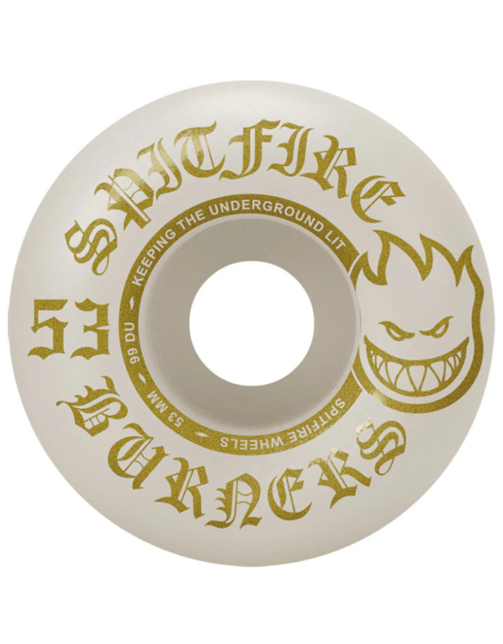 Spitfire Spitfire Wheels Burners White (53mm/99d)