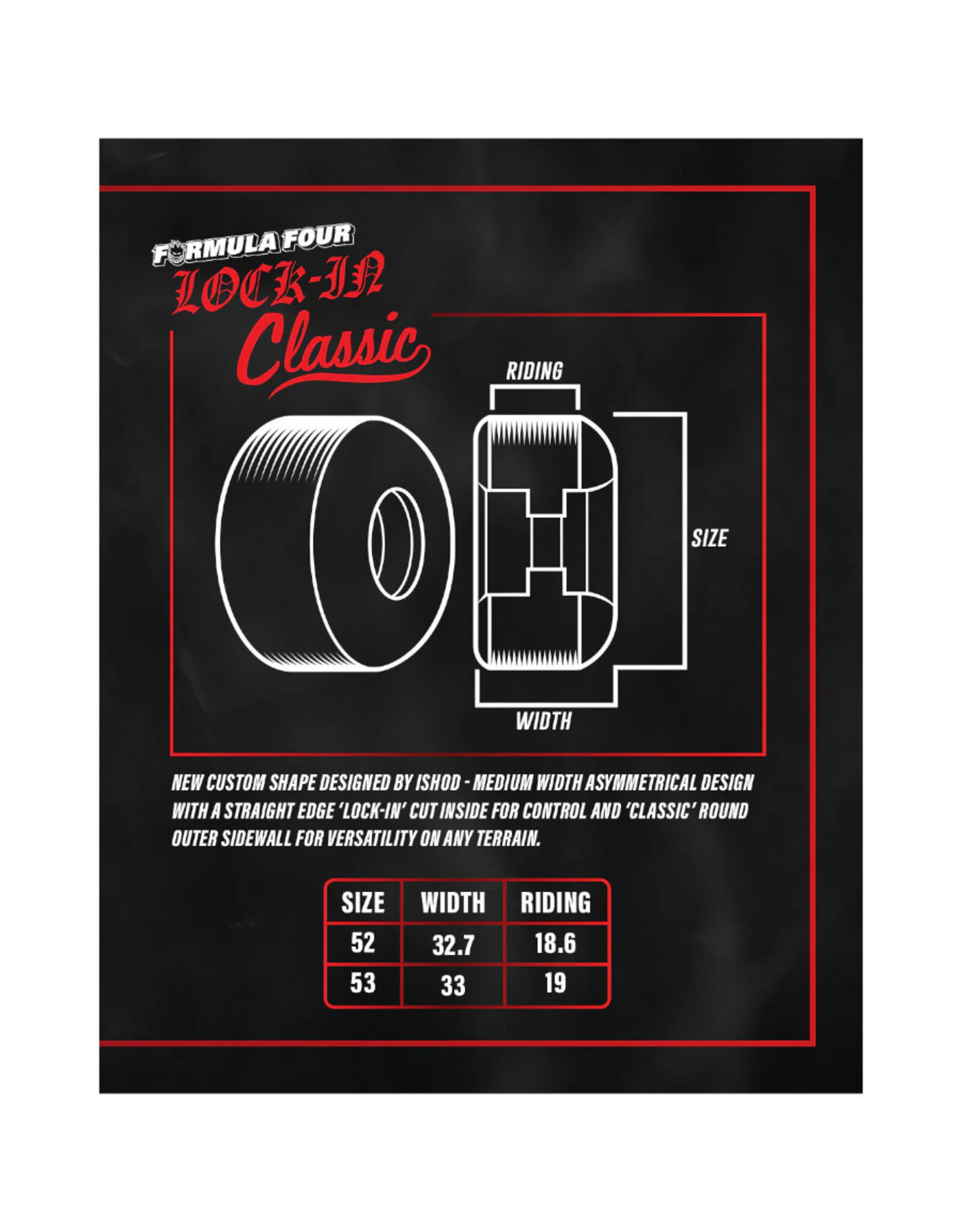 Spitfire Spitfire Wheels Formula Four Ishod Wair Lock In Classic (52mm/99d)