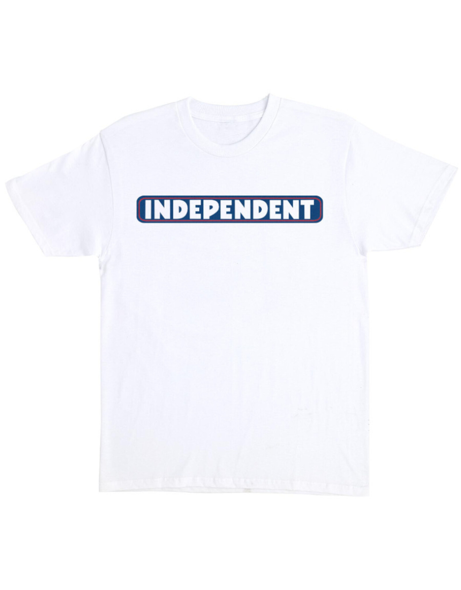 Independent Independent Tee Bar Logo Heavyweight S/S (White/Blue)