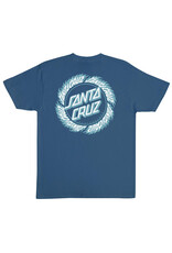 Santa Cruz Santa Cruz Tee Flame Ringed Dot Regular S/S (Blue Dusk)