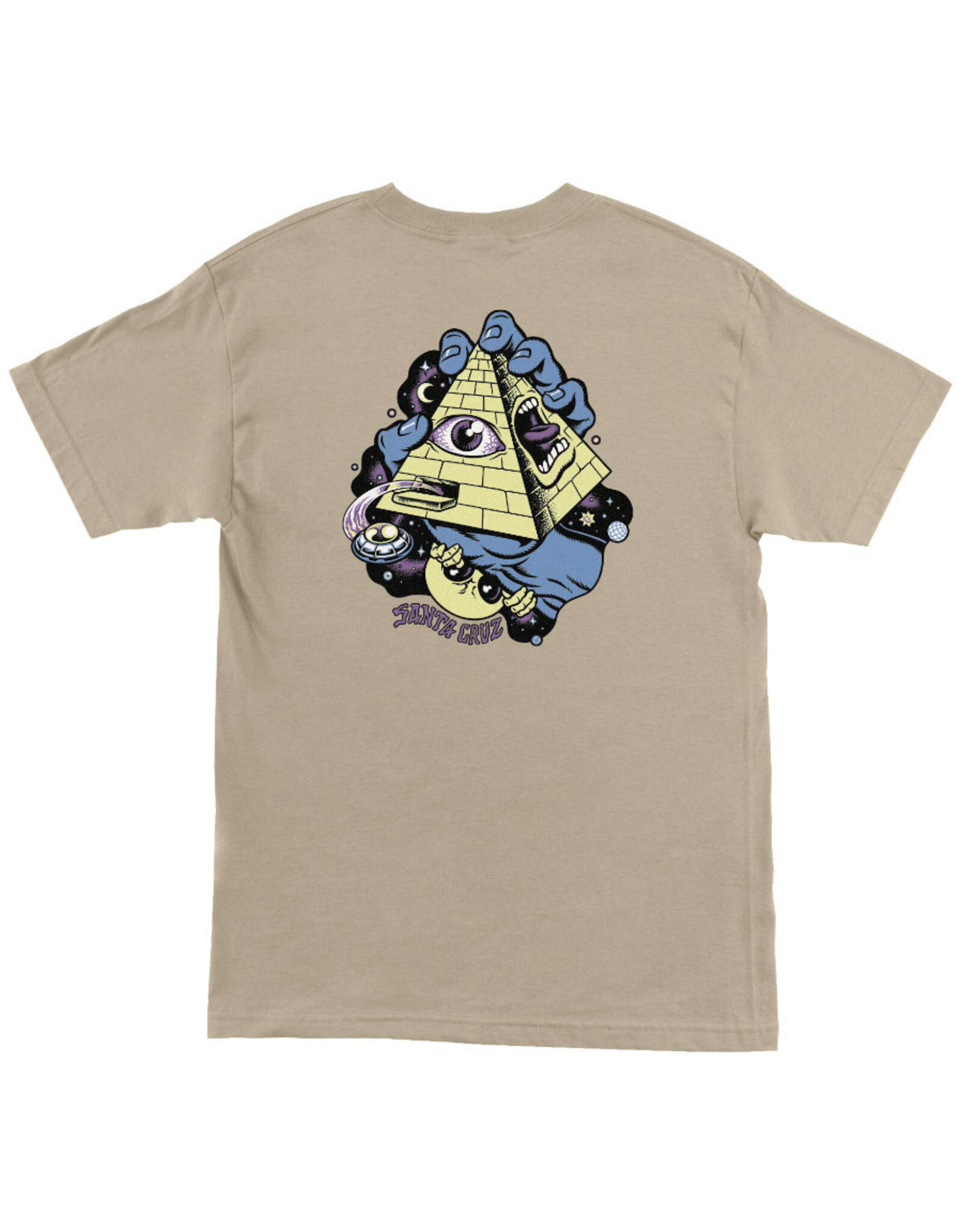Santa Cruz Santa Cruz Tee Jereme Knibbs Invasion Hand Heavyweight S/S (Sand)