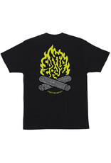 Santa Cruz Santa Cruz Tee Campfire Heavyweight S/S (Black)