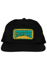 Creature Creature Hat Haunted Sea Mesh Trucker Snapback (Black)