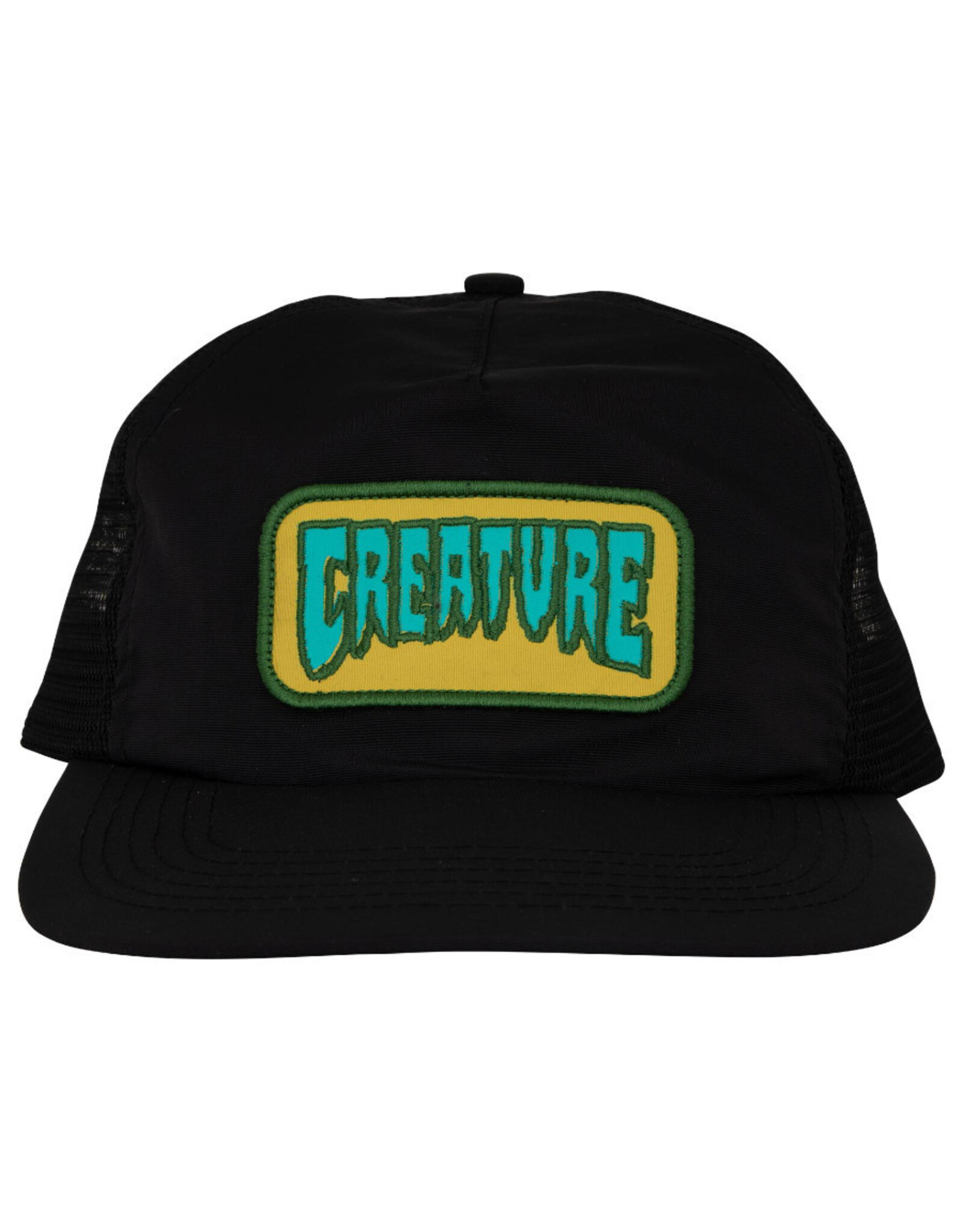 Creature Creature Hat Haunted Sea Mesh Trucker Snapback (Black)
