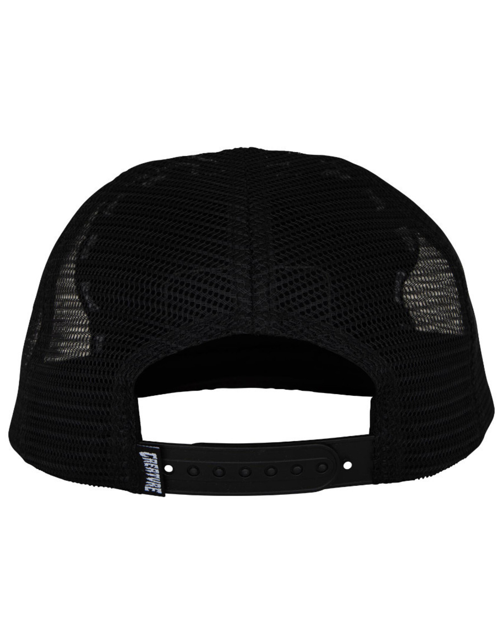 Creature Creature Hat Haunted Sea Mesh Trucker Snapback (Black)