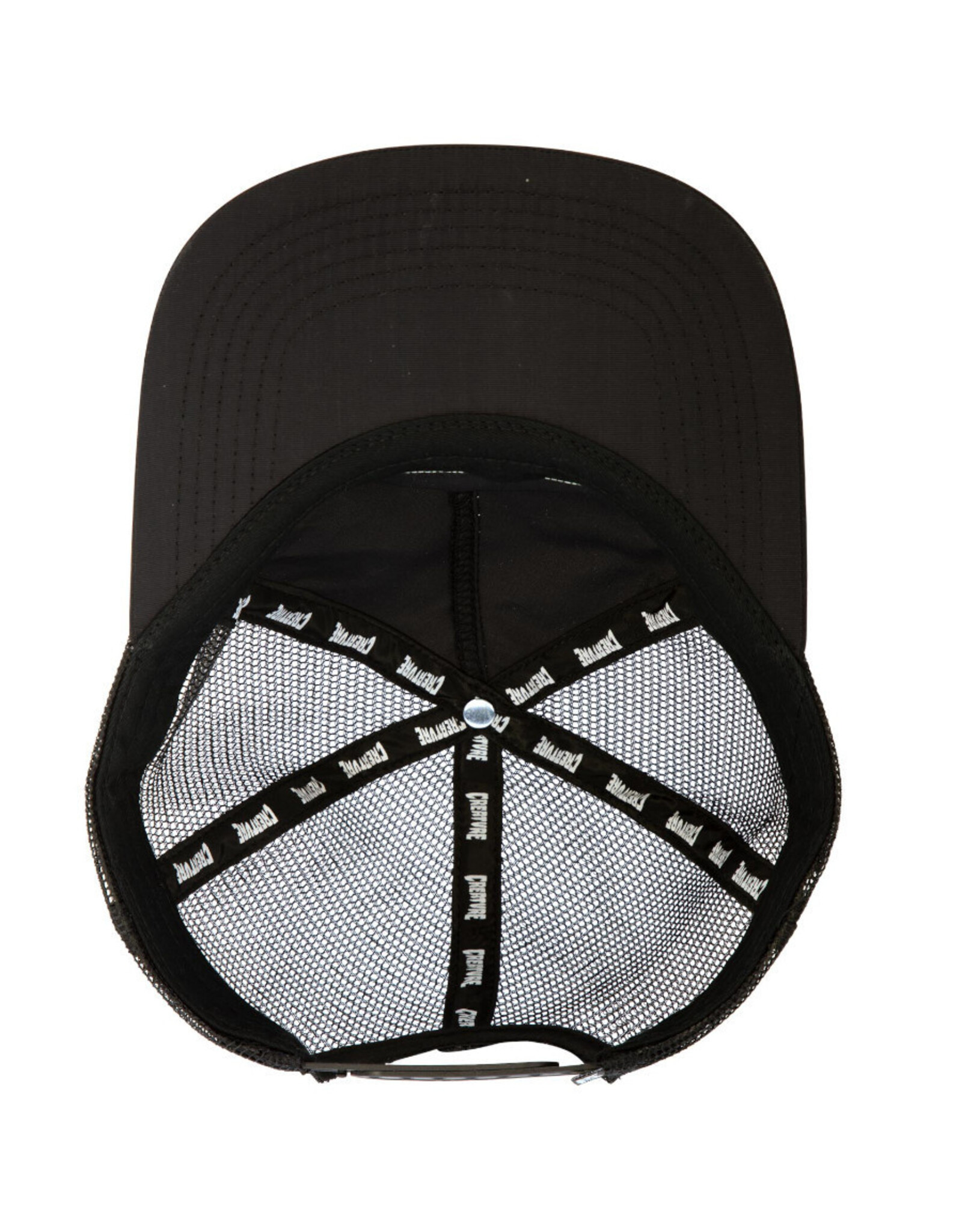 Creature Creature Hat Haunted Sea Mesh Trucker Snapback (Black)