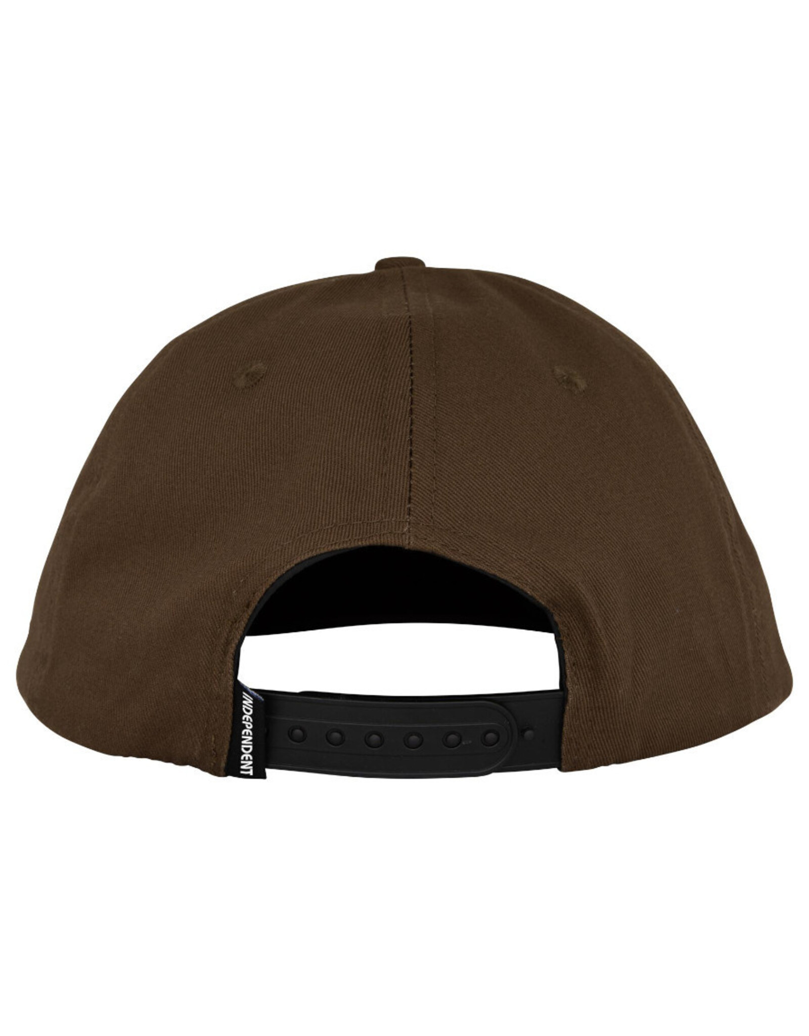 Independent Independent Hat Bar Logo Unstructured Snapback (Dark Chocolate)