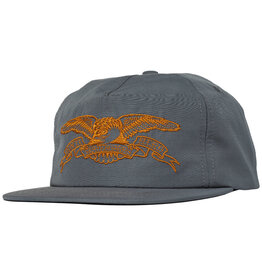 Anti Hero Anti Hero Hat Basic Eagle Snapback (Charcoal/Orange)