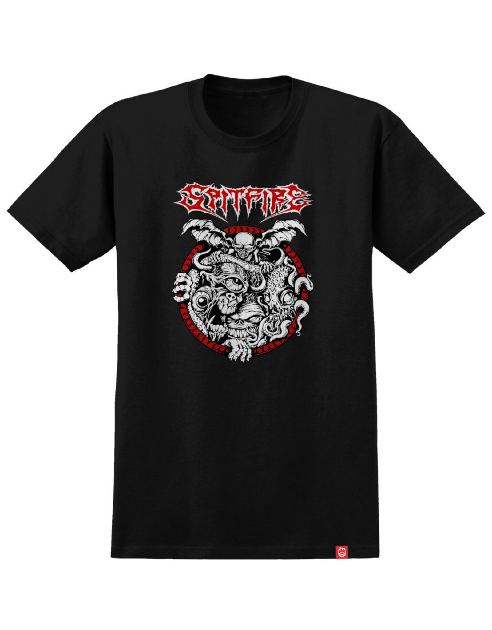 Spitfire Spitfire Tee Demon Gate S/S (Black/Red/White)