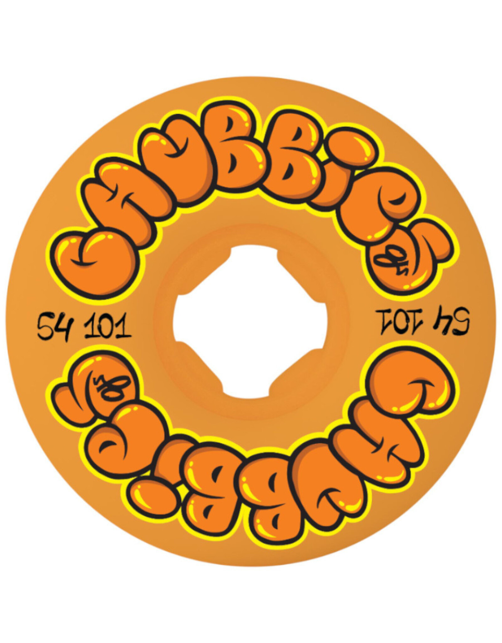 OJ Wheels OJ Wheels Team Throws Up Chubbies Citrus (54mm/101a)