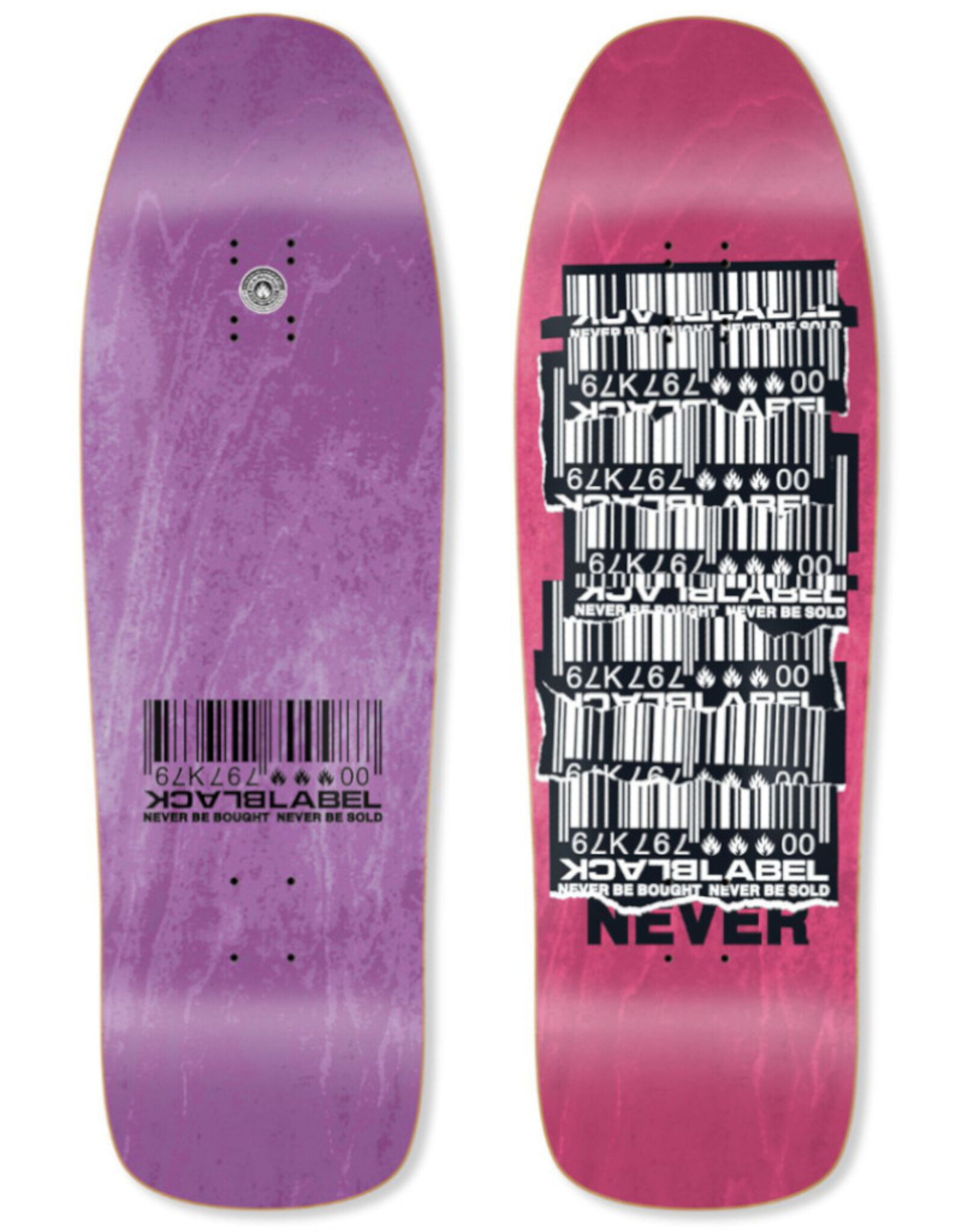 Black Label Black Label Deck Team Shredded Barcode (9.88)