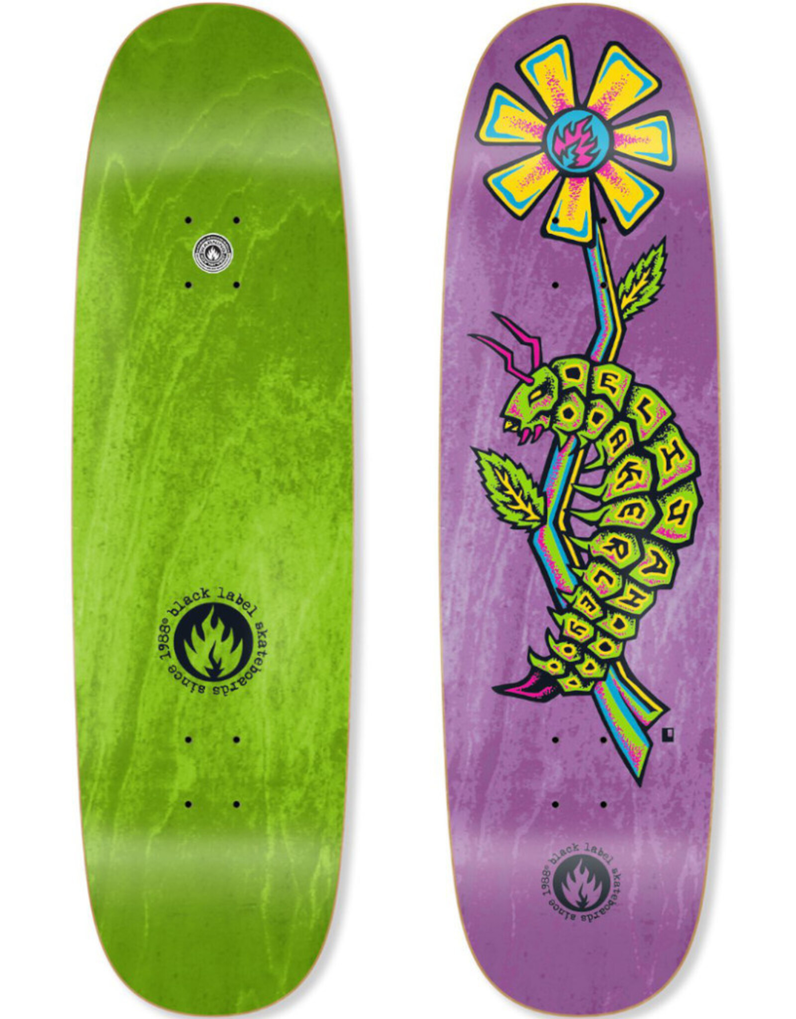 Black Label Black Label Deck Elijah Akerley Catepillar Spider Egg Shape (9.0)