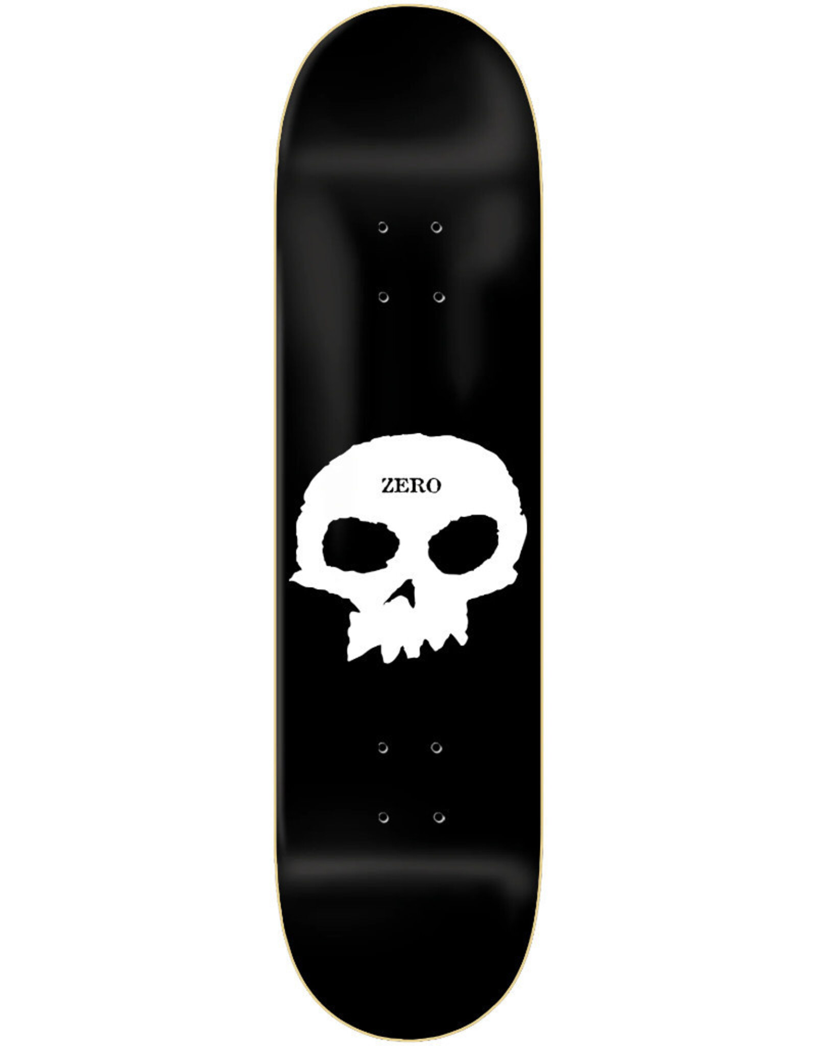 Zero Skateboards Zero Deck Team Logo Single Skull (7.875)