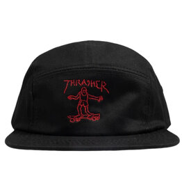 Thrasher Thrasher Hat Gonz 5 Panel Strapback (Black/Red)