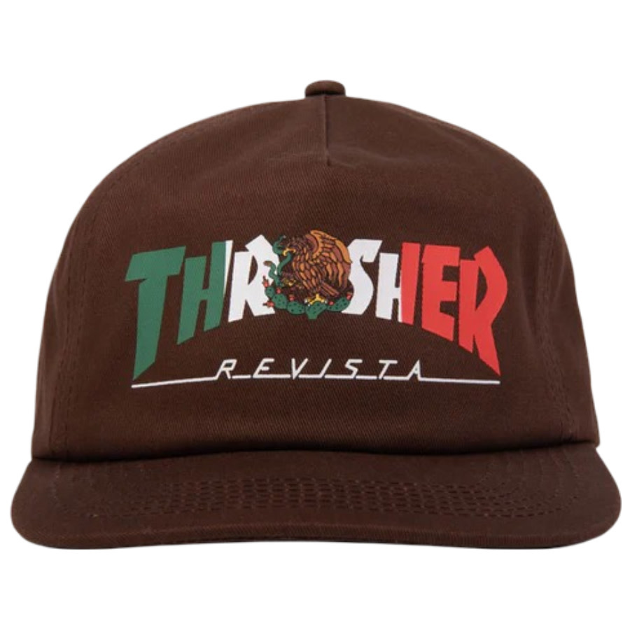 Thrasher Hat Mexico Revista Snapback (Brown) Stix SGV