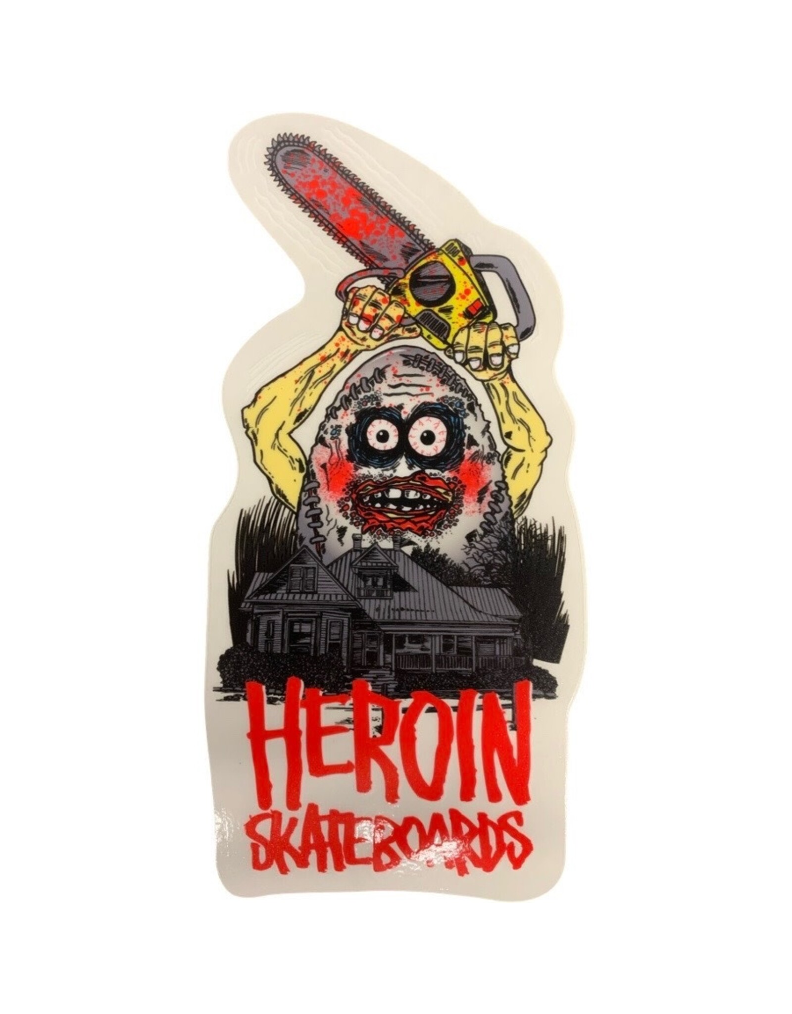 Heroin Heroin Sticker Eggxas Chainsaw