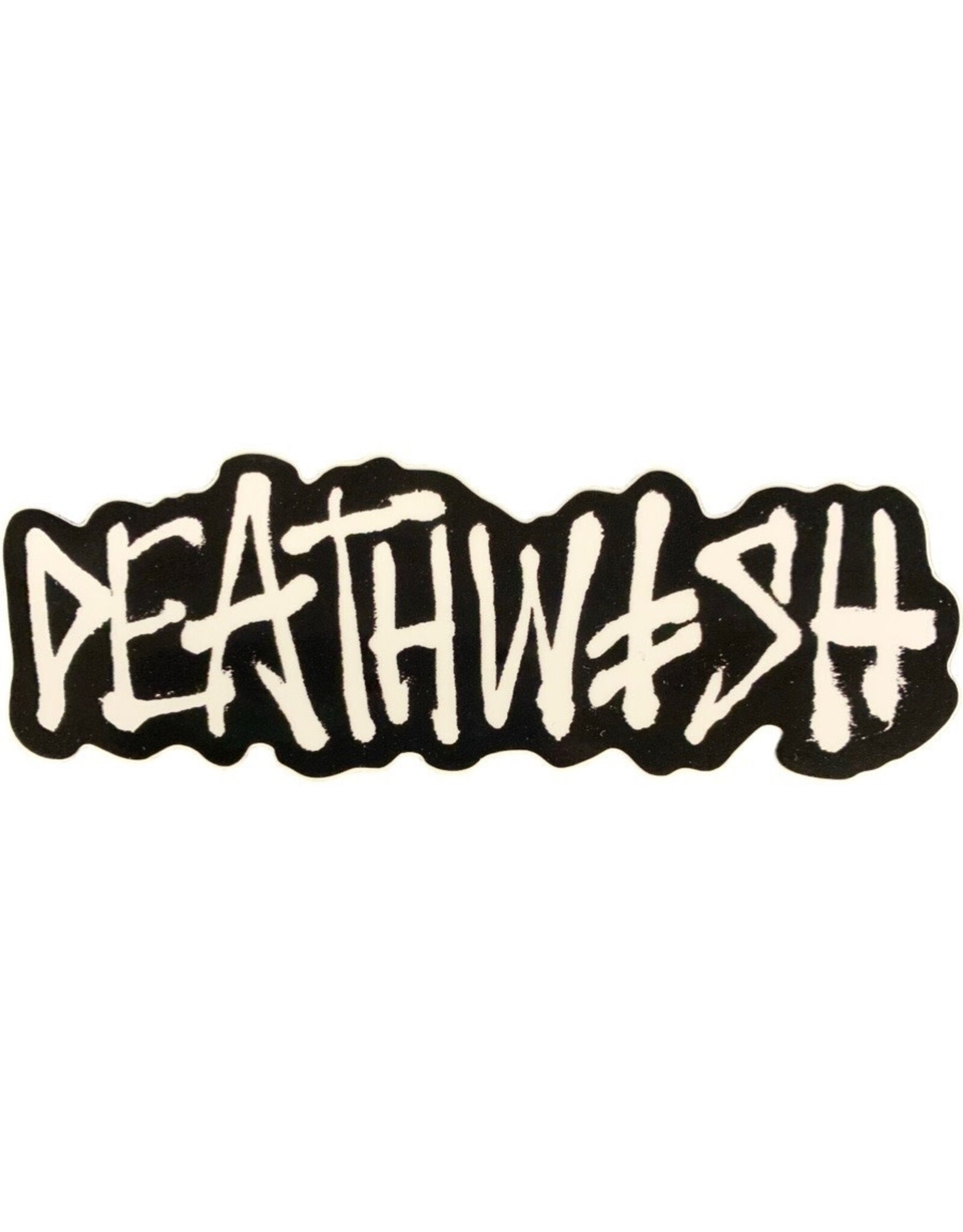 Deathwish Deathwish Sticker Logo Smeared (Warning)