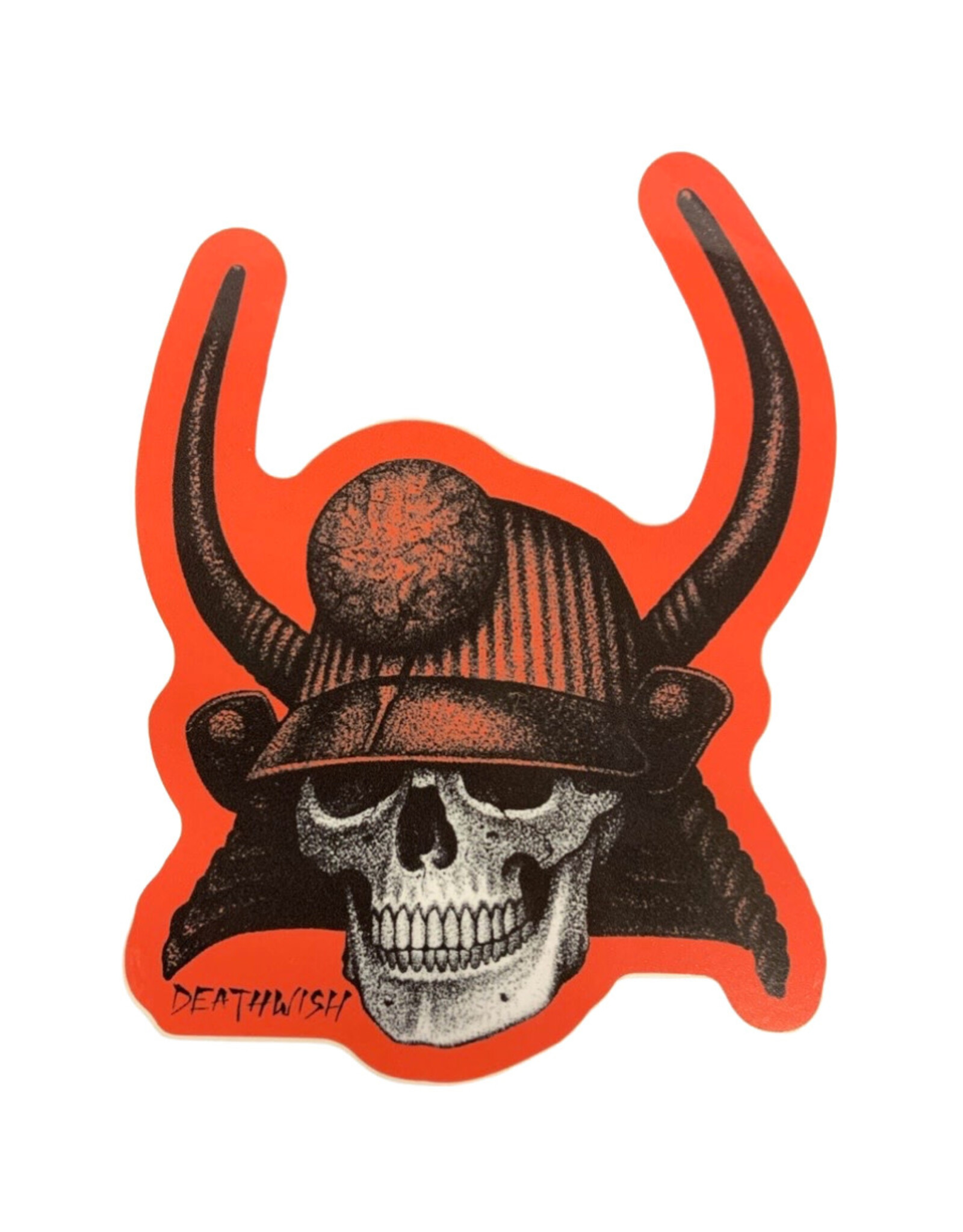 Deathwish Deathwish Sticker Samurai Skull (Warning)