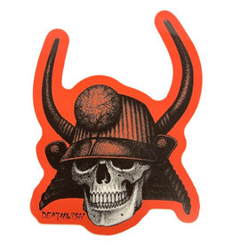 Deathwish Deathwish Sticker Samurai Skull (Warning)
