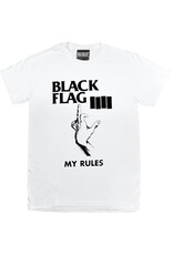 Star 500 Concert Series On Hollywood Tee Black Flag My Rules S/S (White)