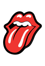 Star 500 Concert Series On Hollywood Sticker Rolling Stones Tongue Logo