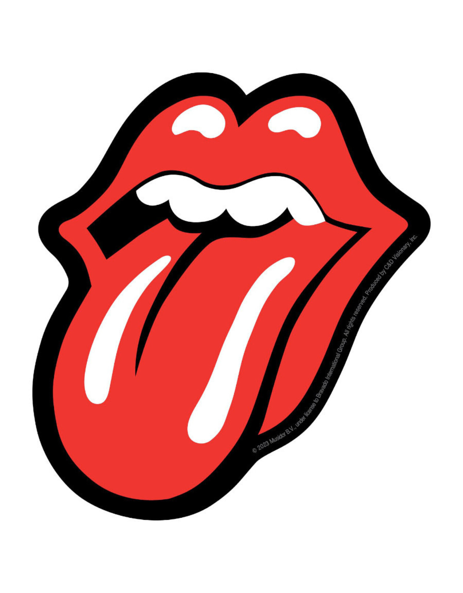 Star 500 Concert Series On Hollywood Sticker Rolling Stones Tongue Logo