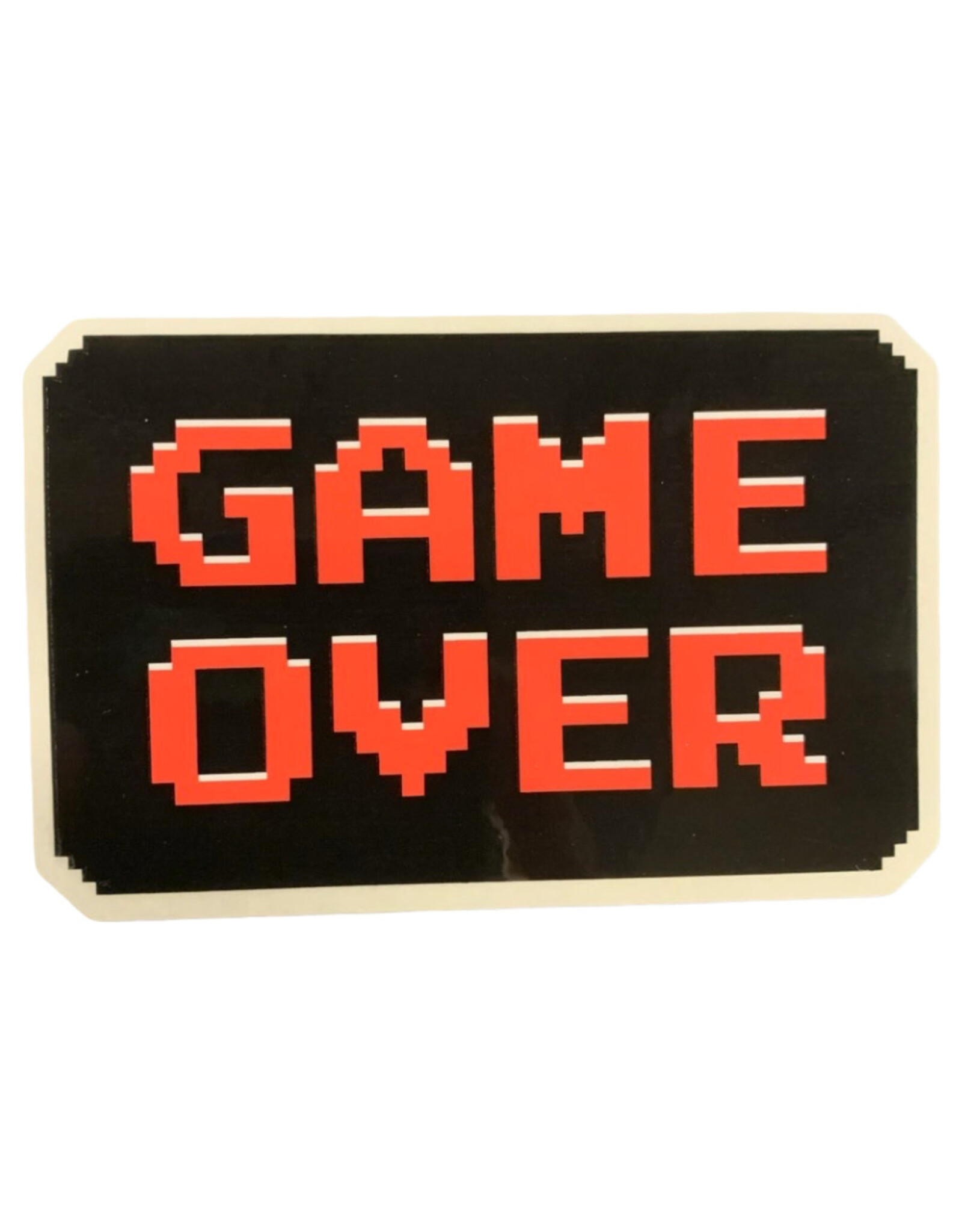 Girl Girl Sticker Pacman Game Over