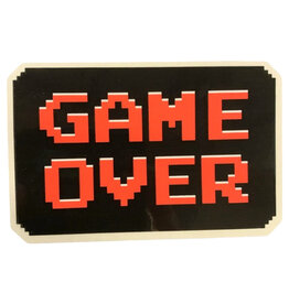 Girl Girl Sticker Pacman Game Over
