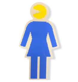 Girl Girl Sticker Pac-girl